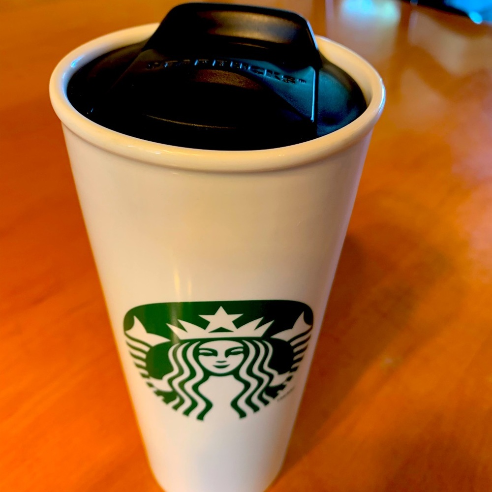 Starbucks Double Wall Ceramic Traveler, 16 Fl. Oz.